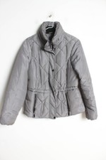 M&s Womens Dog Tooth Patterned Puffer Coat Jacket - Multi - Size 10 (99h)