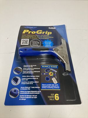 New Ettore 60006 ProGrip High Performance Window Squeegee, Blue