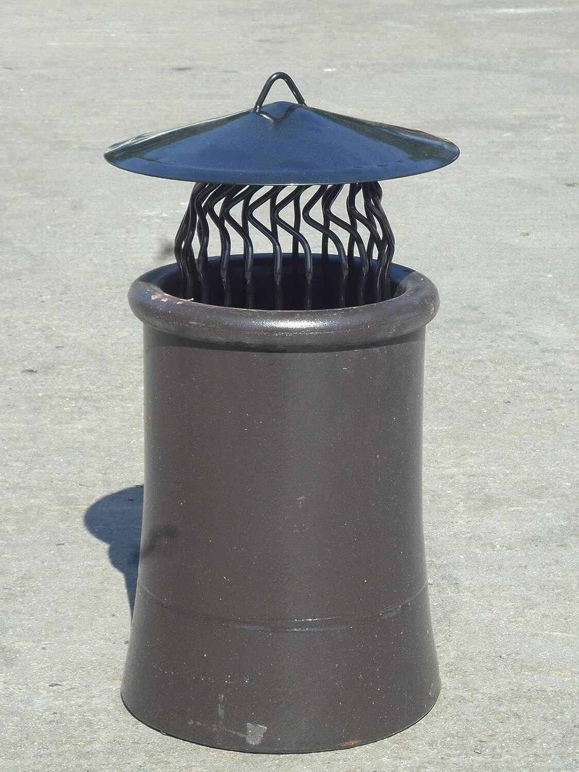 2 x Chimney Bird Cage Guard Rain Cap AntiDown Draught Fire Roof Cowl