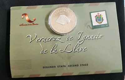 Estado De Veracruz  2nd Phase. 999 1 Oz With Certification Of Authenticy  Mexico