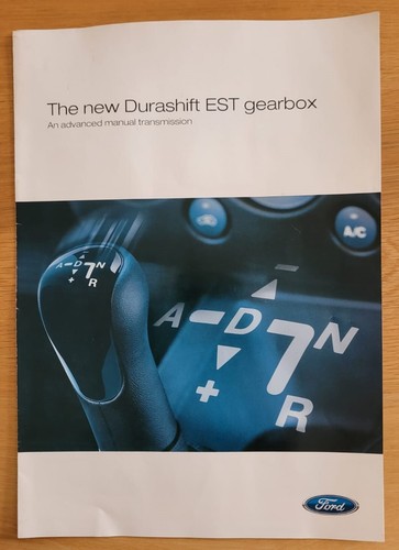 DAS NEUE FORD DURASHIFT EST GETRIEBE VERKAUFSBROSCHÜRE JANUAR 2003 FA 1446