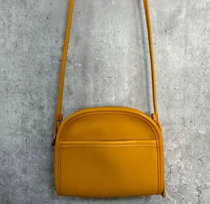 バッグ Rera Vintage Coach Suede Hobo Bag Yellow Vintage