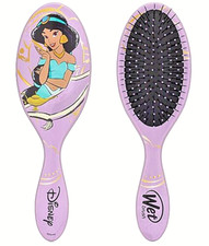 Disney Princess Jasmine Girls Kids Hairbrush Wet/Dry 8.5" X 2.75" Gentle NEW