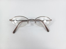 Luxottica Memorize 6519 3004 48x20x135 Brown Half Rims Eyeglasses Frame Used 4