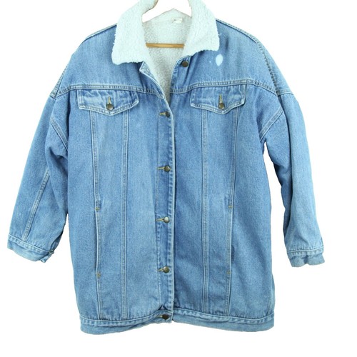 ジャケット・アウター 90s agnes b. France Denim Jacket 90s Agnes b Denim Jacket Made in France Blue Oversized Size 0 M L