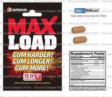 Max Load Increase Ejaculation Orgasm Cum More LONGER 2 Pills Male Enhancer