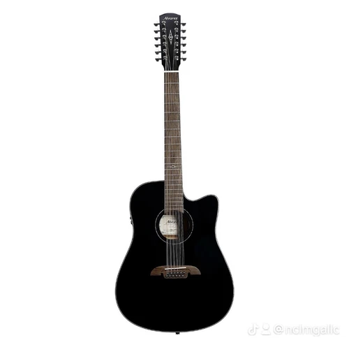 Alvarez AD60ce Artist Series 12-string Acoustic-electric Guitar - Black