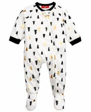 Family PJs White Christmas Infants Footed Pajamas Loungewear 24 Months trees