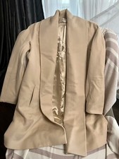 Fleurette Womens Coat (size) Light Beige