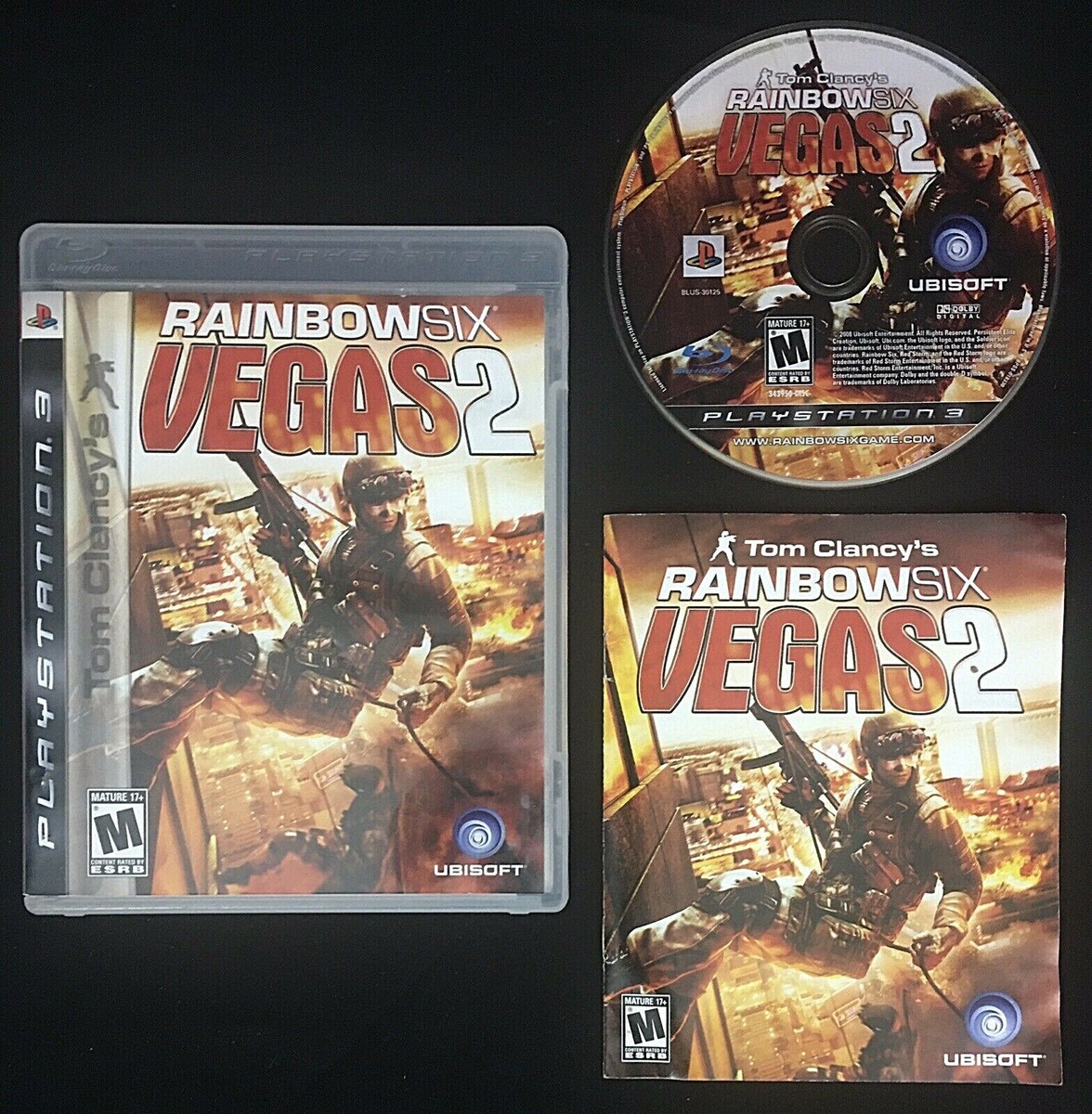 Tom Clancy&rsquo;s Rainbow Six Vegas 2 PlayStation 3 Game PS3 Sony 2008 