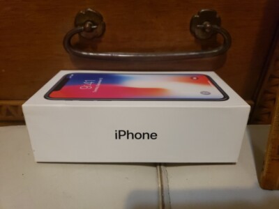 Apple iPhone X Empty Box - A1865 Space Gray 64GB - Replacement Box