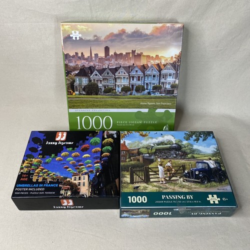 Lote de 15 rompecabezas 200 500 1000 piezas regalo de Navidad hobby sin marcar - Imagen 21 de 24