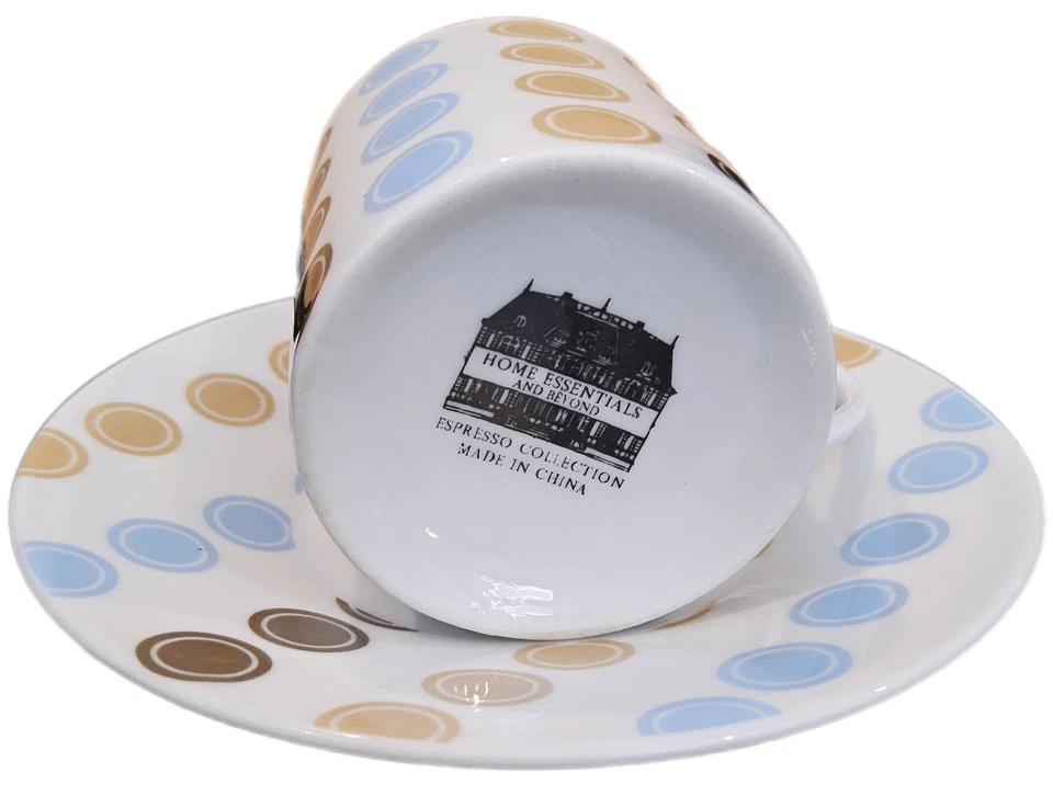 Taza y platillo de café Home Essentials & Beyond Espresso Collection. Foto 2 de 4