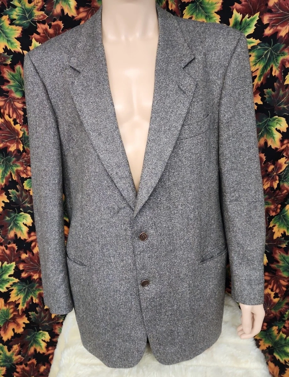 Valentino Italy Mens Blazer Size 54R US 48L Mix Wool Silk Alpaca