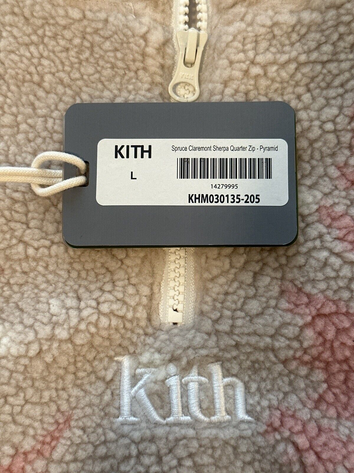 KITH SPRUCE CLAREMONT SHERPA QUARTER ZIP