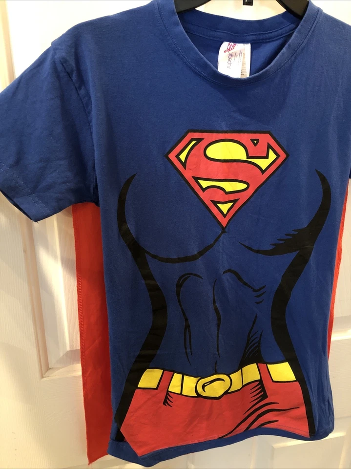 Camisa Top Rubie's Supergirl Para Mujer Talla M DC Comics Disfraz Capa Extraíble Foto 4 de 4