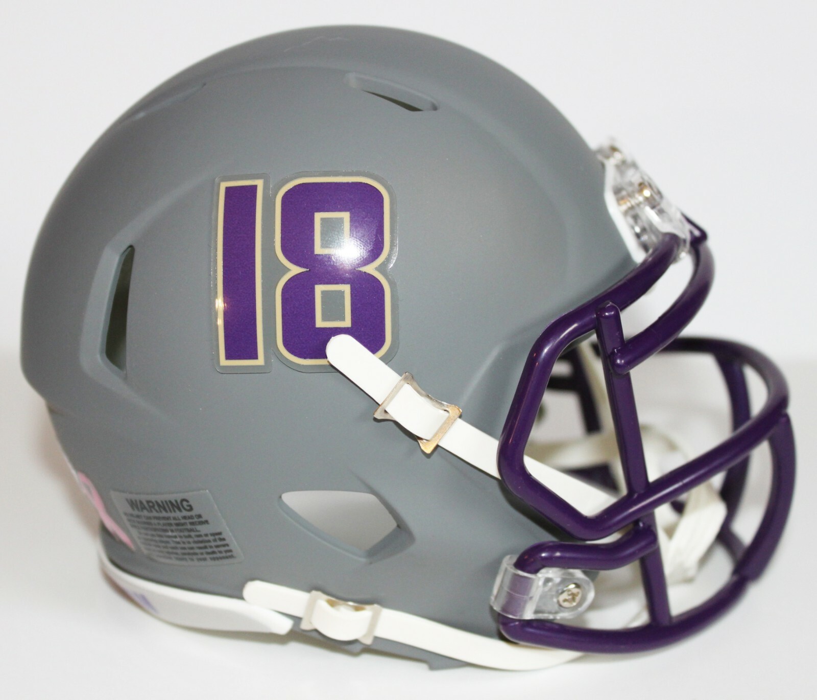 2018 JMU James Madison Dukes Custom Riddell Mini Helmet vs Elon eBay