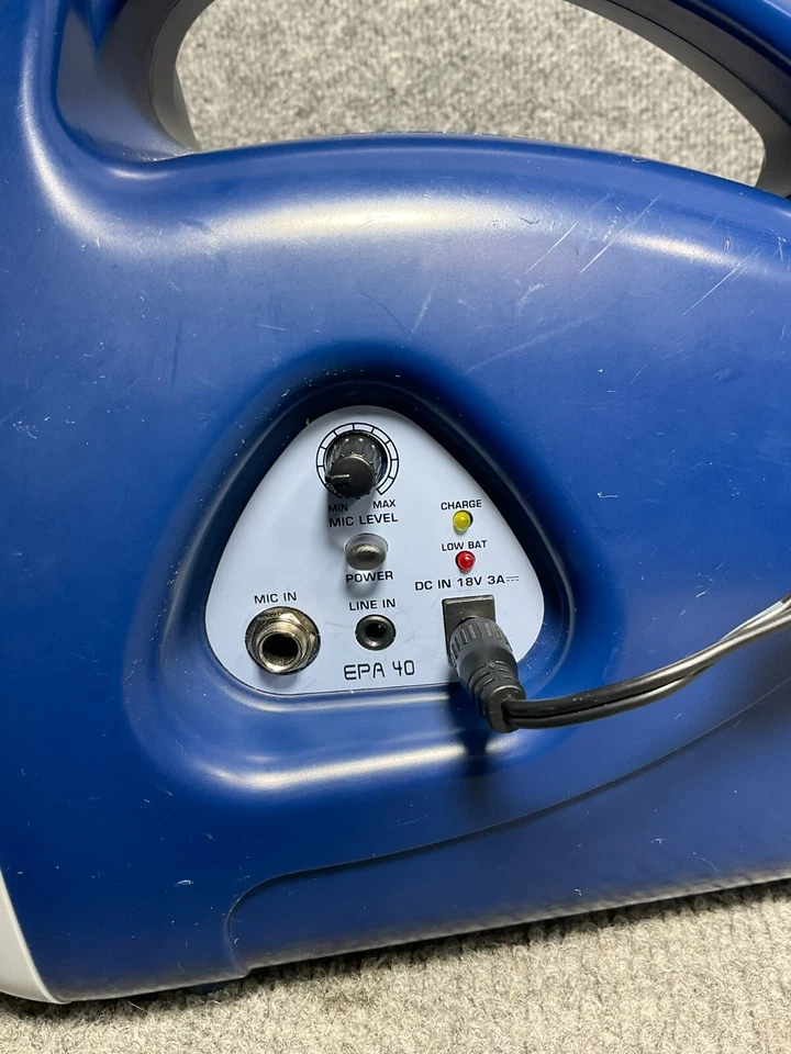 Behringer EPA40 PA System 🎤 40W w/ Mic – Blue – 18V DC In - Image 2 of 4