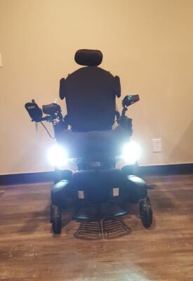 Rnet,LED headlight with Touch Switch for Quickie QM 710 715, 720, Pulse  6 Chair