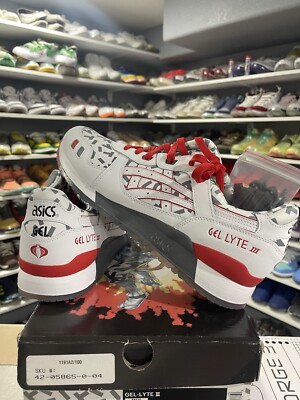 ASICS size 12 Foot Locker x Anderson Bluu x Gel Lyte 3 G.I. Joe Storm Shado DS  
