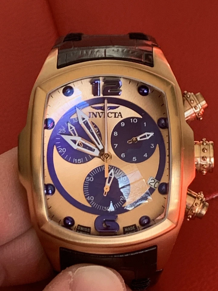 Invicta Lupah Chronograph Real Swiss Made! - Image 3 of 4