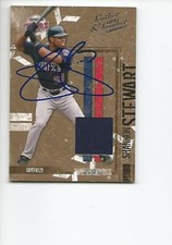 SHANNON STEWART Autographed Signed 2004 Donruss Jersey card Minnesota Twins COA