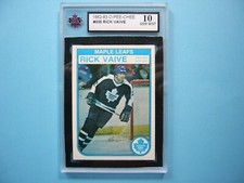 1982/83 O-PEE-CHEE NHL HOCKEY CARD #335 RICK VAIVE KSA 10 GEM MINT SHARP+ OPC