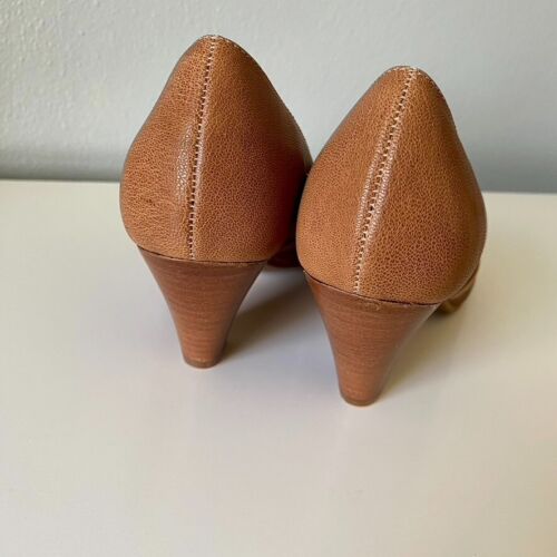 Zapatos de salón Nurture Angie para mujer 6M bronceado corte láser punta abierta boho campesino acolchado - Imagen 10 de 12