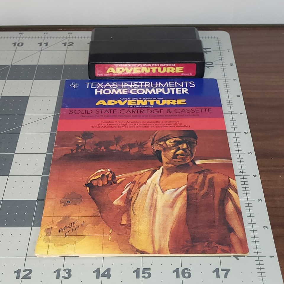 Texas Instruments Home Computer Pirate Adventure Solid State Cartridge ...