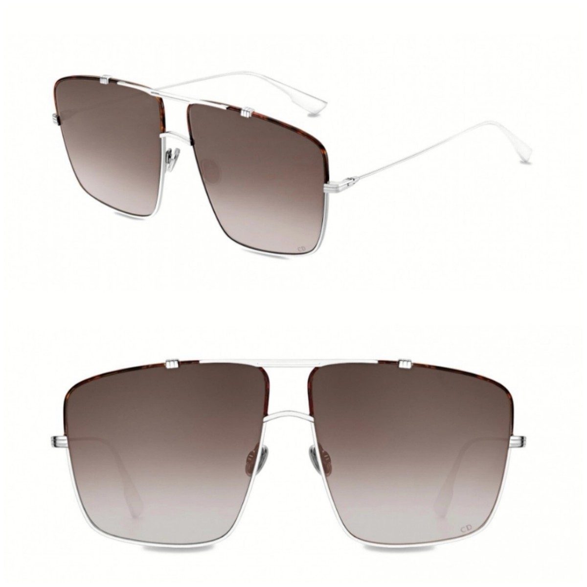 Christian Dior Monsieur2 Oversize Aviator Sunglasses $495 Made in