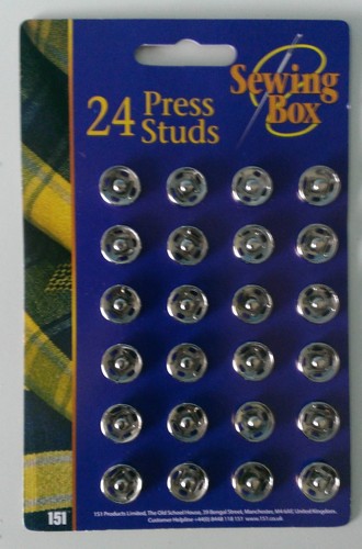 Silver Metal Press Studs Snap Fasteners small large Sewing Clothing titch twitch - Picture 5 of 13