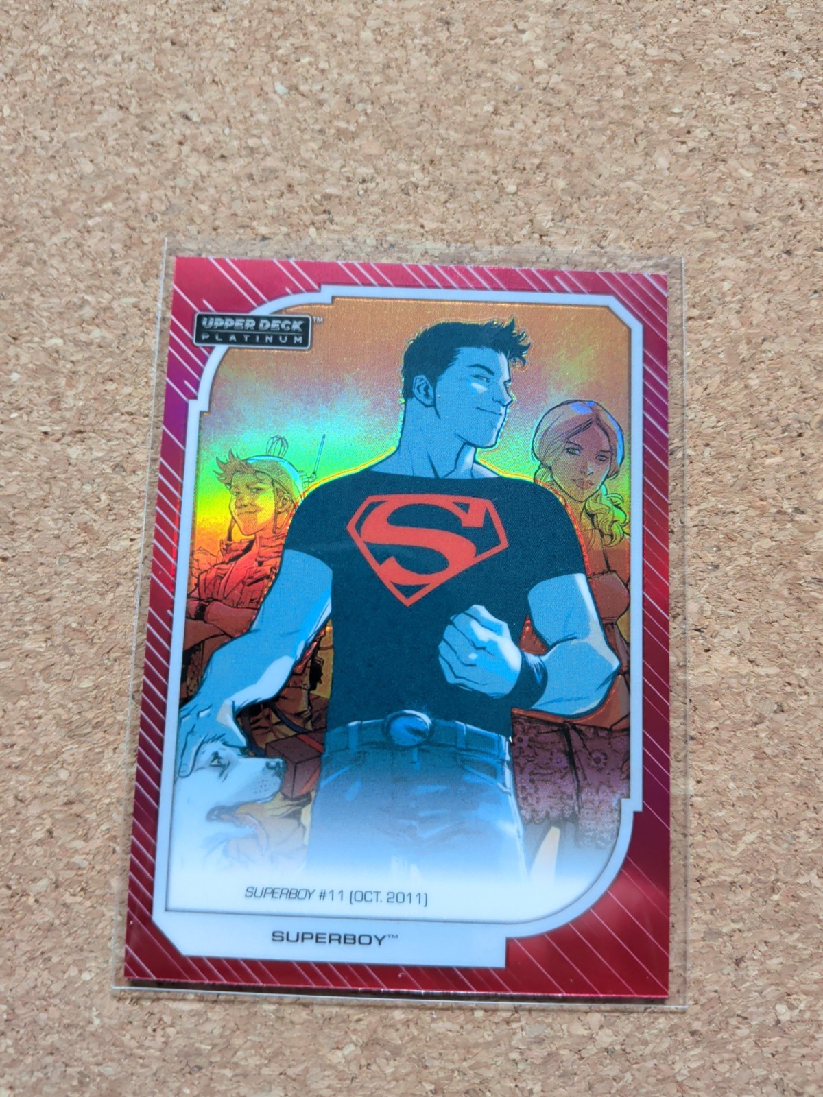 2026 Upper Deck Platinum DC #168 Superboy Red Rainbow