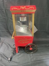 Cinema Style Nostalgia Electrics Old Fashioned Popcorn Maker Machine w Manual
