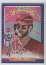 2020 Panini Donruss Diamond Kings Holo Pink Bryce Harper #24 1b0