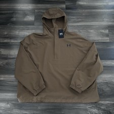 Under Armour Vibe Stormshell Hoodie Pullover Jacket Mens XL 1386575-498 New