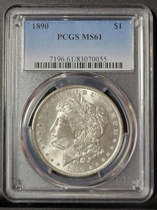 1890-P Morgan Dollar PCGS MS-61