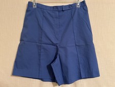 Vtg. NWOT 60/70s I. D. Ship  n Shore Shorts Sz.15/16 Cotton Blend High Rise