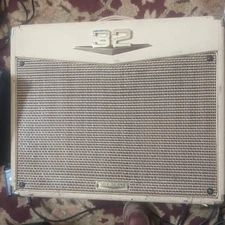 Crate Palomino V32 Tube Guitar Amp. Beige Vintage. Foot Pedals. Working.