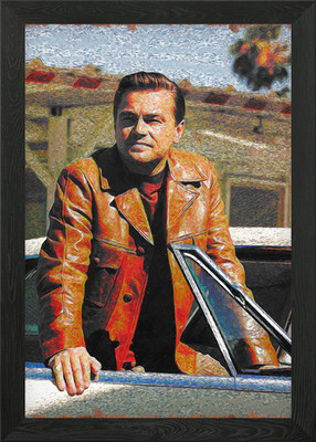once upon time in hollywod Gerahmtes Wandbild Poster Leinwanddruck Bild