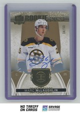 2022-23 UD The Cup Rookie Class of 2023 Gold Foil Auto Marc McLaughlin /50