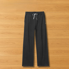 Vuori Women's Halo Essential Wideleg Pant, Black Heatherm, Regular, Size M