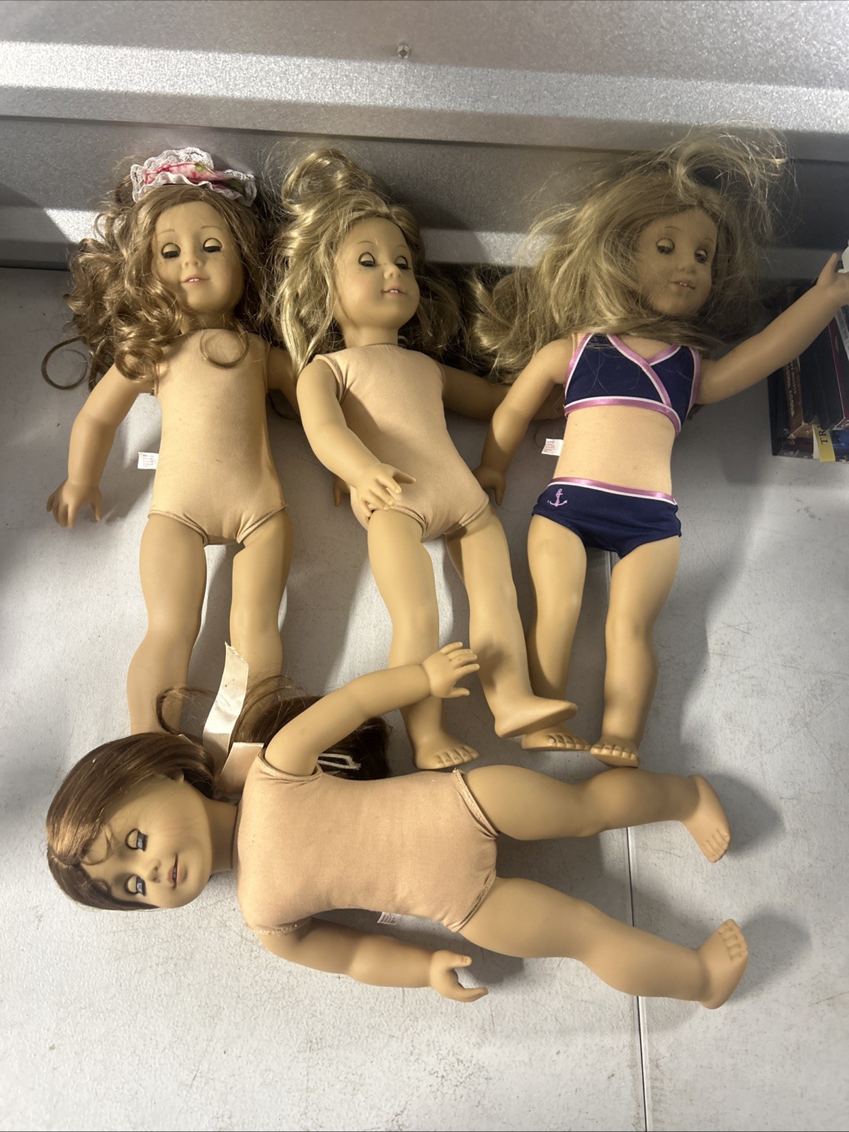 American Girl Doll 2008/Vintage Rare Lot Of 4 Dolls