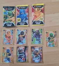 3 Booster LEGO Ninjago Trading Cards, Serie 9 * Dragons Rising + 7 LE Karten
