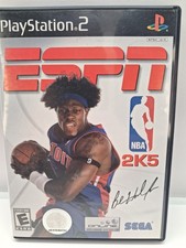 SEGA ESPN NBA 2K5 PS2 Basketball Ben Wallace Detroit Pistons W/Manual