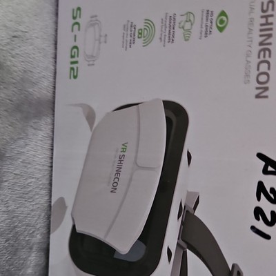 SHINECON SC-GI2 Smartphone VR Headset 96°-101° FOV 3.5mm White/Black