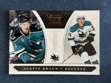 2010-11 Panini Luxury Box #216 Justin Braun San Jose Sharks /899