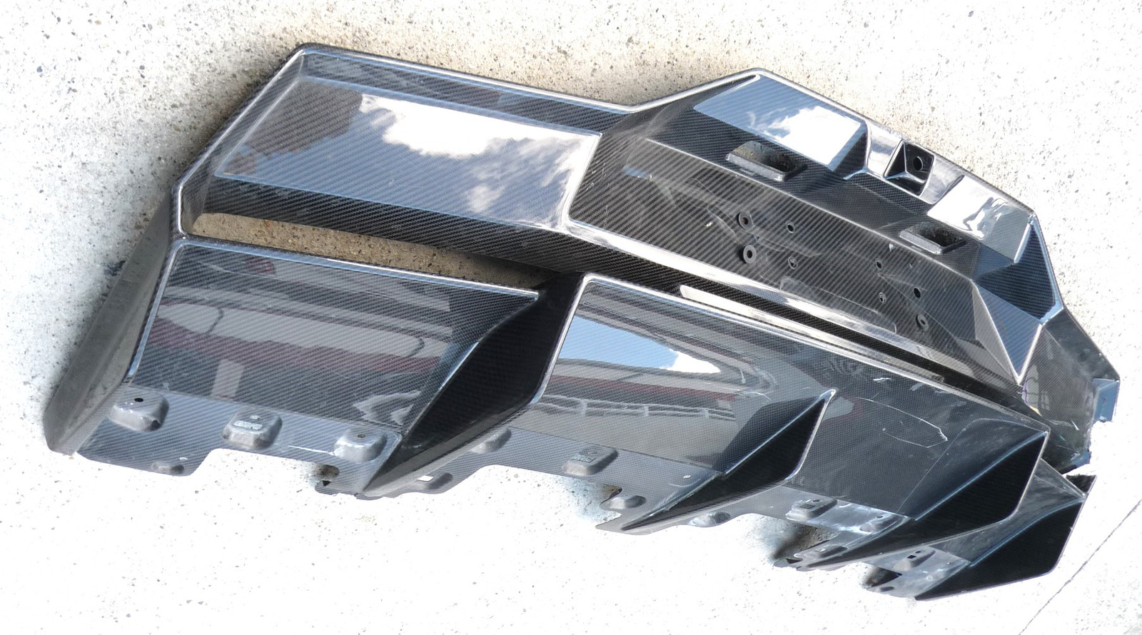 2022-2023 Lamborghini Huracan STO Rear Lower Diffuser Carbon Fiber 4T3825503E OE
