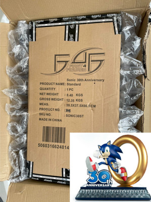 Sonic the Hedgehog: Sonic Statue First 4 Figures 30th Anniversary NEU N° 348/600