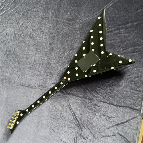 Adesivo Randy Rhoads Polka Dot Flying V per chitarra portatile