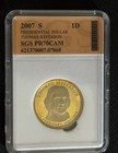 4- 2007-S Presidential Dollar's Adam's, Jefferson, Madison, & Washington. — photo 3